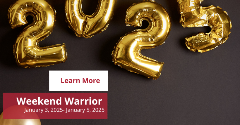 Weekend Warrior: January 3-5, 2025 | Amy Jones Group